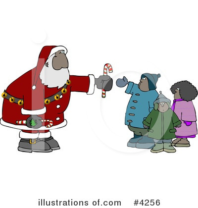 Royalty-Free (RF) Santa Clipart Illustration by djart - Stock Sample #4256