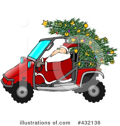 Royalty-Free (RF) Santa Clipart Illustration by djart - Stock Sample #432136
