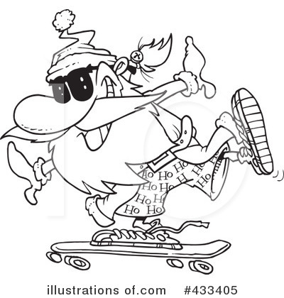 Skateboarding Clipart #433405 by toonaday