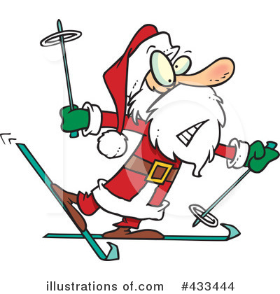 Royalty-Free (RF) Santa Clipart Illustration by toonaday - Stock Sample #433444