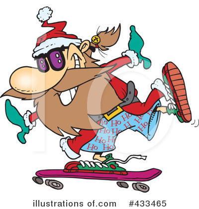 Royalty-Free (RF) Santa Clipart Illustration by toonaday - Stock Sample #433465