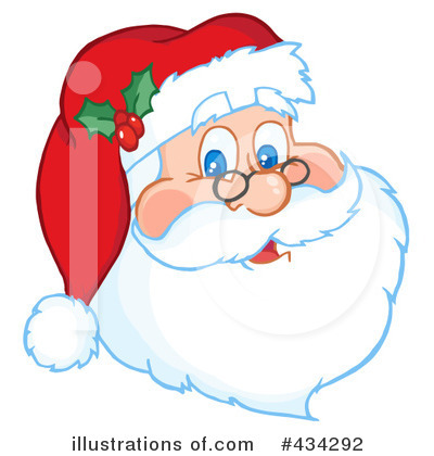 Royalty-Free (RF) Santa Clipart Illustration by Hit Toon - Stock Sample #434292