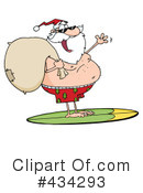 Santa Clipart #434293 by Hit Toon