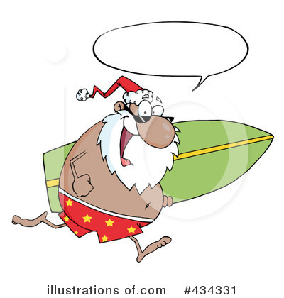 Royalty-Free (RF) Santa Clipart Illustration by Hit Toon - Stock Sample #434331