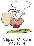 Santa Clipart #434344 by Hit Toon
