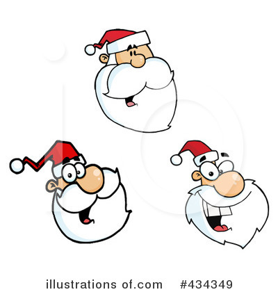Royalty-Free (RF) Santa Clipart Illustration by Hit Toon - Stock Sample #434349
