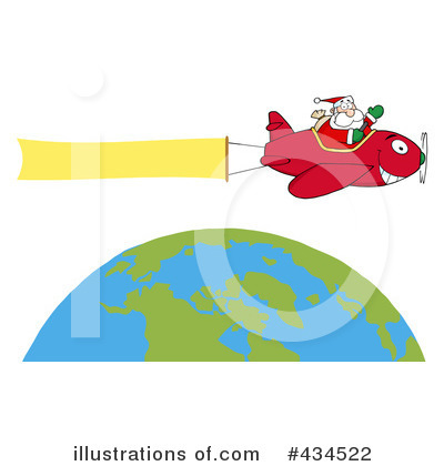 Royalty-Free (RF) Santa Clipart Illustration by Hit Toon - Stock Sample #434522