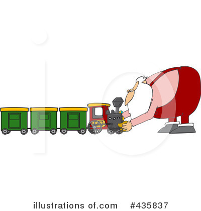 Royalty-Free (RF) Santa Clipart Illustration by djart - Stock Sample #435837