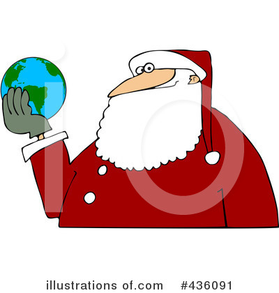 Royalty-Free (RF) Santa Clipart Illustration by djart - Stock Sample #436091
