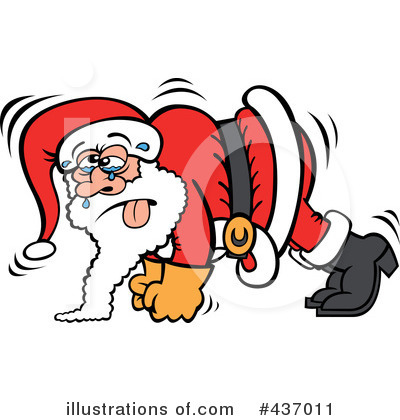 Royalty-Free (RF) Santa Clipart Illustration by Zooco - Stock Sample #437011