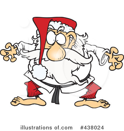 Royalty-Free (RF) Santa Clipart Illustration by toonaday - Stock Sample #438024