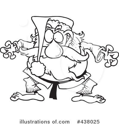 Royalty-Free (RF) Santa Clipart Illustration by toonaday - Stock Sample #438025
