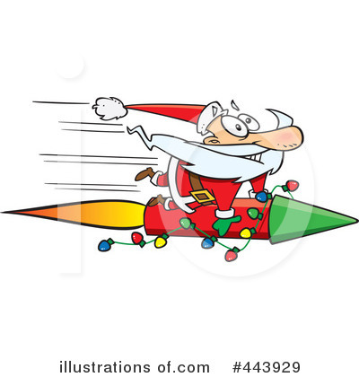 Royalty-Free (RF) Santa Clipart Illustration by toonaday - Stock Sample #443929