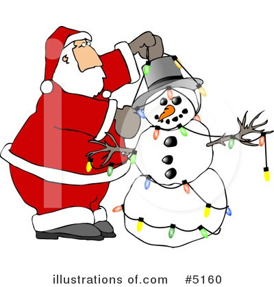 Royalty-Free (RF) Santa Clipart Illustration by djart - Stock Sample #5160