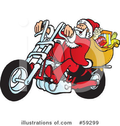 Royalty-Free (RF) Santa Clipart Illustration by Snowy - Stock Sample #59299