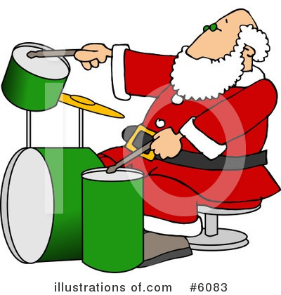 Royalty-Free (RF) Santa Clipart Illustration by djart - Stock Sample #6083