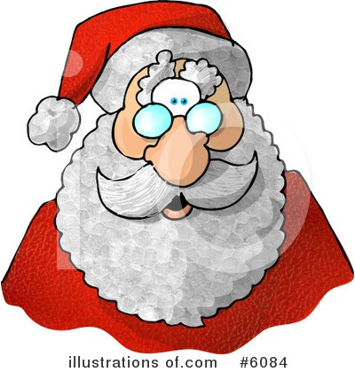 Royalty-Free (RF) Santa Clipart Illustration by djart - Stock Sample #6084