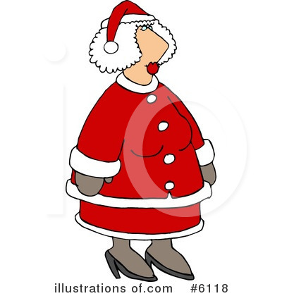 Royalty-Free (RF) Santa Clipart Illustration by djart - Stock Sample #6118
