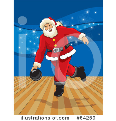 Royalty-Free (RF) Santa Clipart Illustration by David Rey - Stock Sample #64259