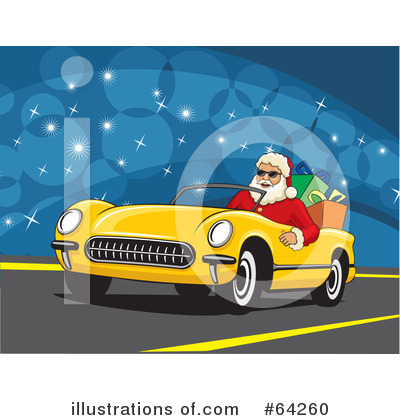 Royalty-Free (RF) Santa Clipart Illustration by David Rey - Stock Sample #64260