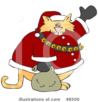 Royalty-Free (RF) Santa Clipart Illustration by djart - Stock Sample #6500