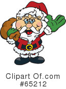 Santa Clipart #65212 by Dennis Holmes Designs
