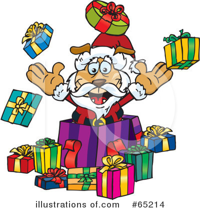 Royalty-Free (RF) Santa Clipart Illustration by Dennis Holmes Designs - Stock Sample #65214