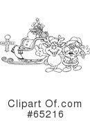 Santa Clipart #65216 by Dennis Holmes Designs