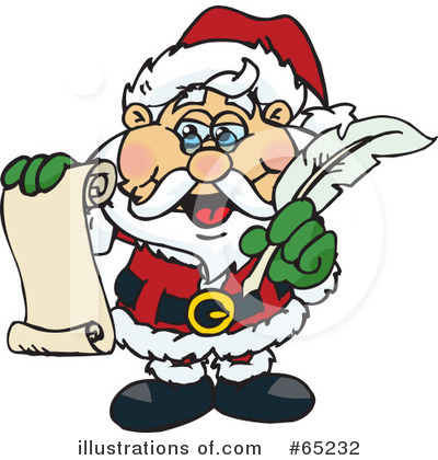 Santa Clipart #65232 by Dennis Holmes Designs