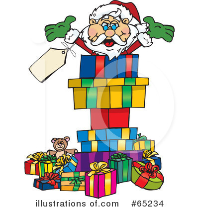 Christmas Gift Clipart #65234 by Dennis Holmes Designs
