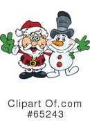Santa Clipart #65243 by Dennis Holmes Designs