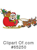 Santa Clipart #65250 by Dennis Holmes Designs