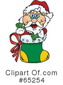 Santa Clipart #65254 by Dennis Holmes Designs