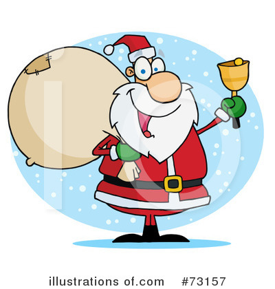Royalty-Free (RF) Santa Clipart Illustration by Hit Toon - Stock Sample #73157