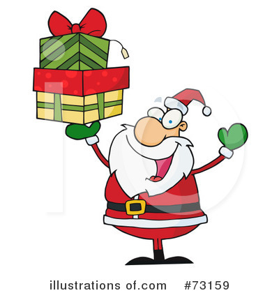 Royalty-Free (RF) Santa Clipart Illustration by Hit Toon - Stock Sample #73159
