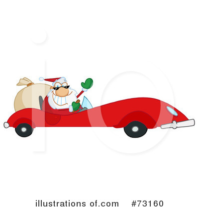 Royalty-Free (RF) Santa Clipart Illustration by Hit Toon - Stock Sample #73160