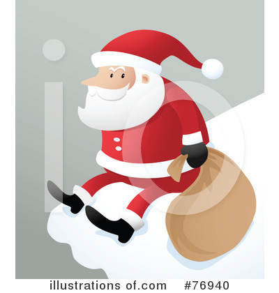 Royalty-Free (RF) Santa Clipart Illustration by Qiun - Stock Sample #76940