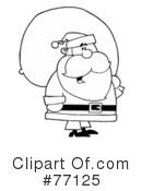 Santa Clipart #77125 by Hit Toon