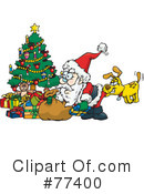 Santa Clipart #77400 by Dennis Holmes Designs