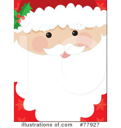 Royalty-Free (RF) Santa Clipart Illustration by Maria Bell - Stock Sample #77927