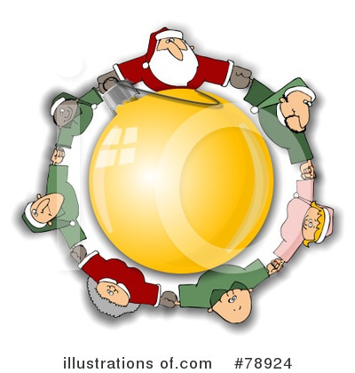 Royalty-Free (RF) Santa Clipart Illustration by djart - Stock Sample #78924
