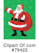 Santa Clipart #79422 by Lawrence Christmas Illustration