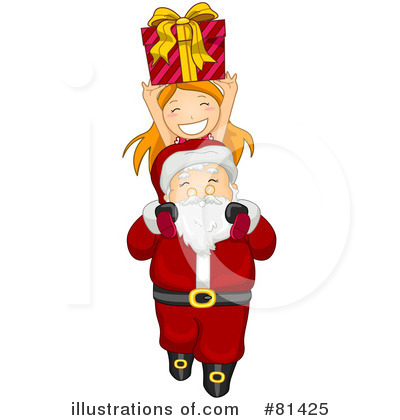 Royalty-Free (RF) Santa Clipart Illustration by BNP Design Studio - Stock Sample #81425