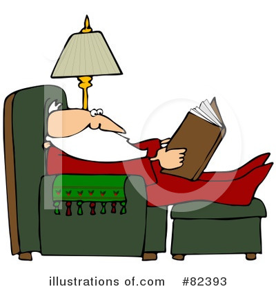 Royalty-Free (RF) Santa Clipart Illustration by djart - Stock Sample #82393