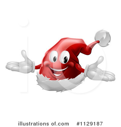 Royalty-Free (RF) Santa Hat Clipart Illustration by AtStockIllustration - Stock Sample #1129187