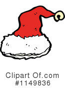Santa Hat Clipart #1149836 by lineartestpilot