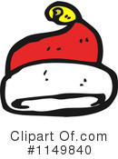Santa Hat Clipart #1149840 by lineartestpilot
