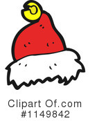 Santa Hat Clipart #1149842 by lineartestpilot