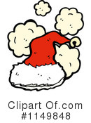 Santa Hat Clipart #1149848 by lineartestpilot