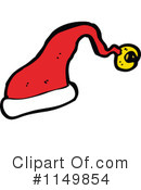 Santa Hat Clipart #1149854 by lineartestpilot